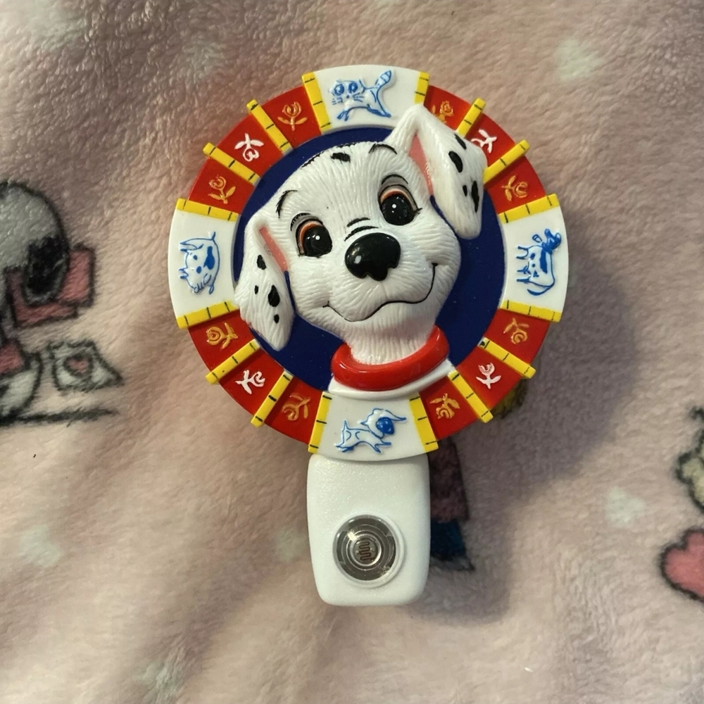 Walt Disney 101 Dalmatians Night Nite Light Dog Round Circle Design